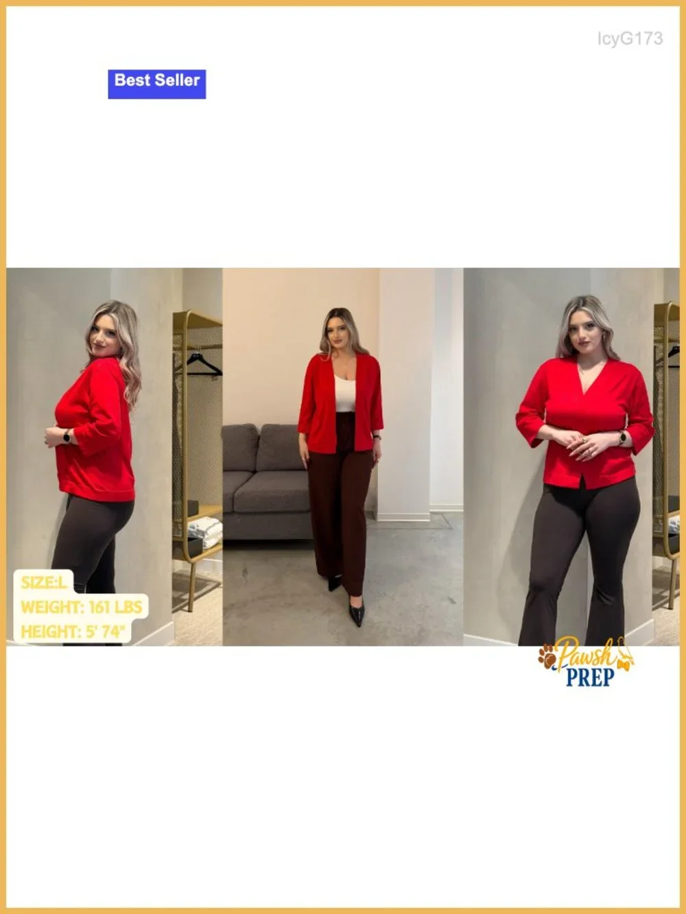 Women's Cropped Cardigan Sweater Shrug 3/4 Sleeve Open Front Viscose